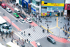 宮益坂口交差点,宮益坂,渋谷駅前,シブヤ,渋谷,しぶや,駅前,shibuya,横断歩道,交差点,信号