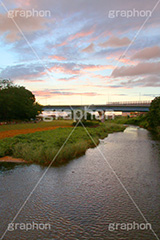 多摩川河川敷,夕焼け,夕方,夕日,河川敷,二子玉,二子玉川,玉川,にこたま,ニコタマ,世田谷区,川,河原,かわ,河川,橋,多摩川