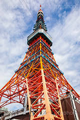 東京タワー真下,真下,見上げ,見上げる,鉄骨,鉄網,金網,真っ赤,とうきょうタワー,Tokyo Tower,港区,下から,迫力,圧巻,工事中,フルサイズ撮影,東京タワー