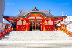 花園神社,神社,参拝,お参り,新宿,新宿区,郷社,倉稲魂命,日本武尊,受持神,徳川家康,文化財,芸能,都心,都会,階段,石段,shrine,japan,フルサイズ撮影