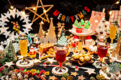 クリスマスパーティー,クリスマス,パーティー,CHRISTMAS,party,cake,chocolate,wine,dessert,winter,star,tree,illumination,Merry Christmas,メリークリスマス,イルミネーション,サンタ,サンタクロース,ツリー,クリスマスツリー,オーナメント,ケーキ,チョコレート,チョコ,スパークリングワイン,ワイン,松ぼっくり,スイーツ,デザート,冬,星,スター,靴下,スノードーム,フルーツケーキ,カップケーキ,いちご,イチゴ,苺,フルサイズ撮影