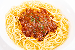 ミートソーススパゲティ,ミートソースパスタ,ミートソース,ミート,ひき肉,パセリ,ソース,パスタ,オイル,油,高カロリー,カロリー,洋食,麺料理,麺類,pasta,フルサイズ撮影