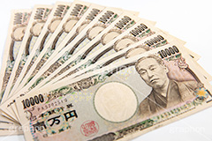 10万円,十万円,札束扇,お札勘定,お札,札,勘定,計算,お金,かね,円,日本円,マネー,金銭,日本のお金,財産,返済,貯金,借金,両替,キャッシュ,現金,1万円,一万円,経理,事務,経済,札束,給付金,money,yen