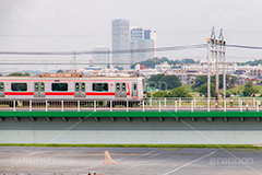 東横線,多摩川,車両,線路,電車/鉄道,鉄道橋,橋梁,train