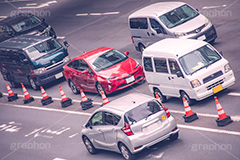 車,渋滞,道路,道,工事,交通,car,フルサイズ撮影