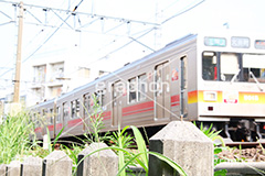 大井町線,電車,鉄道,でんしゃ,線路沿い,溝の口行き,電車/鉄道,大井町,train