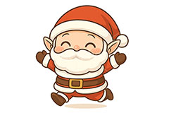 サンタ妖精,サンタクロースのイラスト,サンタ,サンタクロース,エルフ,妖精,クリスマス,イベント,冬,アイコン,マーク,かわいい,可愛い,カワイイ,キャラクター,character,icon,mark,christmas,winter,event,santa,elf,fairy