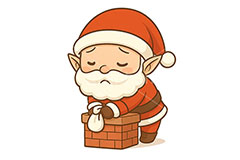 サンタ妖精,サンタクロースのイラスト,サンタ,サンタクロース,エルフ,妖精,クリスマス,イベント,冬,アイコン,マーク,かわいい,可愛い,カワイイ,キャラクター,character,icon,mark,christmas,winter,event,santa,elf,fairy
