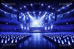 ライブステージ,ステージ,推し,推し活,舞台,ライブ,ライヴ,コンサート,アイドル,シアター,ホール,サイリウム,ペンライト,メンバーカラー,背景,照明,音楽,主役,ミュージック,ライト,スポットライト,イラスト,illustration,light,frame,hall,theater,live,stage,music