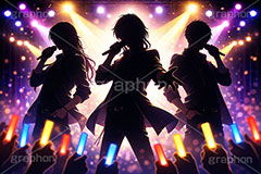 アイドル,イケメン,ライブステージ,ステージ,推し,推し活,舞台,ライブ,ライヴ,コンサート,シアター,ホール,背景,照明,音楽,主役,ミュージック,ライト,スポットライト,イラスト,illustration,light,frame,hall,theater,live,stage,music