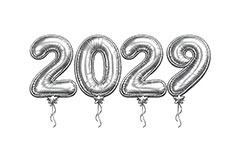2029(バルーン),年号,西暦,バルーン,風船,パーティー,パーティ,飾り,装飾,デコレーション,年賀状,お正月,正月,年明け,新年,ニューイヤー,アニバーサリー,イベント,行事,ポップ,メッセージ,テキスト,message,text,POP,event,anniversary,balloon,2029