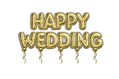 HappyWedding,ハッピーウェディング,ウェディング,結婚,結婚式,バルーン,風船,パーティー,パーティ,飾り,装飾,デコレーション,お祝い,アニバーサリー,イベント,行事,ポップ,メッセージ,テキスト,message,text,POP,event,anniversary,balloon,wedding