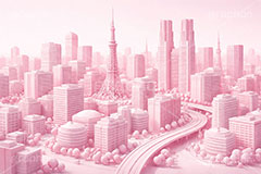 シンプル都会,ワールド,タワー,クレイアート,クレイ,ねんど,粘土,模型,立体,未来,近未来,都会,都市,街,ビル,future,city,building,tower,clay