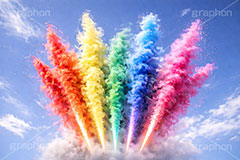 カラースモーク,カラフル,スモーク,煙,けむり,爆発,破裂,特殊効果,特効,テクスチャ,テクスチャー,smoke,texture,colorful,AI生成素材