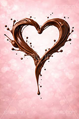 溶けるハート,バレンタイン,バレンタインデー,ミルクチョコ,チョコレート,ハート,溶ける,垂れる,垂れ,菓子,お菓子,告白,愛,恋,恋愛,ラブ,らぶ,女子力,ガーリー,甘い,スイーツ,背景,chocolate,valentine,sweet,heart,AI生成素材