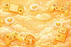 ゲーム実況,ゲーム,ゲーム配信,コントローラー,ゲーム機,携帯ゲーム,携帯ゲーム機,ヘッドセット,ヘッドフォン,ドットハート,吹き出し,フキダシ,ハート,好き,ライブ配信,ライバー,VTuber,配信,ライブ,配信素材,放送,映像,動画,実況,ポップ,ライブ,雲,キラキラ,LIVE,POP,illustration,LIVE,LOVE,game,AI生成素材