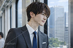 通勤,電車,車内,電車通勤,車窓,退勤,出社,サラリーマン,リーマン,ビジネス,仕事,オフィス,スーツ,ネクタイ,背広,男性,モデル,男,青年,ワイシャツ,イメージ,職場,営業,就職,就活,転職,打ち合わせ,打合せ,ミーティング,会議,取引,人物,business,work,office,suit,model,image,meeting,manner,train,AI生成素材