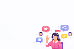 ライブ配信,いいね,共有,シェア,お気に入り,グッド,配信,ライバー,インフルエンサー,VTuber,配信,ライブ,ゲーム実況,コメント欄,コメント,チャット,ヘッドホン,ヘッドフォン,放送,映像,動画,実況,配信素材,人物,女性,イラスト,illustration,SNS,PC,live,streamer,good,share,AI生成素材