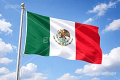 メキシコの国旗,メキシコ,メキシカン,国旗,旗,国際,国,象徴,なびく,シンボル,マーク,青空,宣言,政治,首相,首脳,大統領,経済,選挙,president,flag,country,mexico,AI生成素材