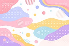 ポップ背景,流線,ポップ柄,ポップ,柄,キュート,パステル,ライン,かわいい,可愛い,丸,星,スター,ドット,落書き,背景,POP,dot,pattern,star,pastel,AI生成素材