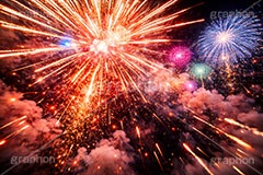 打ち上げ花火,花火,はなび,花火大会,祭り,夏祭り,夏,火花,風物詩,打ち上げ,打上,打上花火,華火,煙火,綺麗,きれい,キレイ,火薬,火,季語,まつり,派手,スターマイン,アニバーサリー,anniversary,fireworks