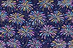 花火柄,花火,打上げ,打ち上げ,夏祭り,祭り,夜,花火大会,夏,風物詩,季語,模様,もよう,柄,がら,サマー,テクスチャ,テクスチャ―,texture,summer,fireworks,AI生成素材