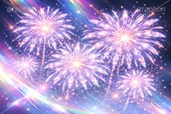 クリスタル花火,クリスタル,ガラス,宝石,ジュエル,花火柄,花火,打上げ,打ち上げ,夏祭り,祭り,夜,花火大会,夏,風物詩,季語,模様,もよう,柄,がら,サマー,summer,fireworks,jewel,AI生成素材