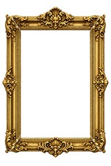 絵画の額縁,額縁,額,額ブチ,絵画,西洋,洋館,高貴,フレーム,frame,AI生成素材