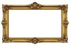 絵画の額縁,額縁,額,額ブチ,絵画,西洋,洋館,高貴,フレーム,frame,AI生成素材