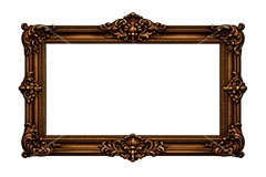 絵画の額縁,額縁,額,額ブチ,絵画,西洋,洋館,高貴,フレーム,frame,AI生成素材