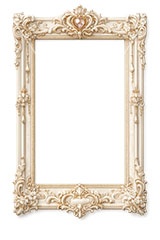 絵画の額縁,額縁,額,額ブチ,絵画,西洋,洋館,高貴,フレーム,frame,AI生成素材