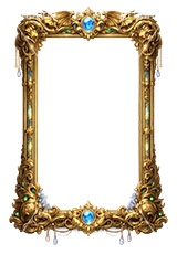 ファンタジーな額縁,ファンタジー,ゲーム,ダンジョン,冒険,額縁,額,額ブチ,絵画,西洋,洋館,高貴,フレーム,frame,fantasy,game,AI生成素材