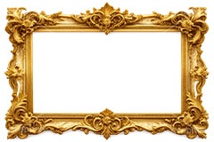 絵画の額縁,額縁,額,額ブチ,絵画,西洋,洋館,高貴,フレーム,frame,AI生成素材