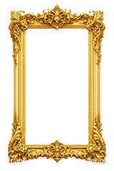 絵画の額縁,額縁,額,額ブチ,絵画,西洋,洋館,高貴,フレーム,frame,AI生成素材