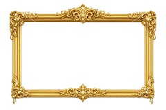 絵画の額縁,額縁,額,額ブチ,絵画,西洋,洋館,高貴,フレーム,frame,AI生成素材