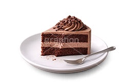 食べかけのチョコレートケーキ,食べかけのケーキ,食べかけ,途中,チョコレートのショートケーキ,ケーキ,チョコ,チョコレート,ショートケーキ,クリーム,スイート,デザート,スイーツ,フォーク,甘い,洋菓子,菓子,お菓子,sweet,cream,chocolate,cake,dessert,fork,AI生成素材