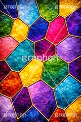 ステンドグラス,ガラス,色ガラス,色とりどり,カラフル,鉛,ハンダ,テクスチャー,テクスチャ,西洋,教会,texture,glass,colorful,AI生成素材