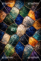 ステンドグラス,ガラス,色ガラス,鉛,ハンダ,クール,渋い,テクスチャー,テクスチャ,西洋,教会,texture,glass,AI生成素材