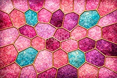 ステンドグラス,ガラス,色ガラス,鉛,ハンダ,ピンク,ガーリー,可愛い,かわいい,カワイイ,ポップ,テクスチャー,テクスチャ,西洋,教会,texture,glass,cute,AI生成素材