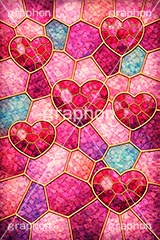 ステンドグラス,ガラス,色ガラス,鉛,ハンダ,ピンク,ガーリー,可愛い,かわいい,カワイイ,ポップ,テクスチャー,テクスチャ,西洋,教会,texture,glass,cute,AI生成素材