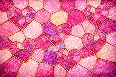 ステンドグラス,ガラス,色ガラス,鉛,ハンダ,ピンク,ガーリー,可愛い,かわいい,カワイイ,ポップ,テクスチャー,テクスチャ,西洋,教会,texture,glass,cute,AI生成素材