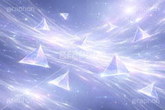 デジタル世界,電脳世界,三角模様,三角柄,トライアングル,マトリックス,コード,データ,サイバー,パソコン,入力,基盤,デジタル,イメージ,クール,かっこいい,欠片,破片,ガラス,オーロラ,プリズム,aurora,prism,cool,cyber,data,matrix,digital,IT,image,triangle,PC,AI生成素材