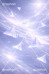 デジタル世界,電脳世界,三角模様,三角柄,トライアングル,マトリックス,コード,データ,サイバー,パソコン,入力,基盤,デジタル,イメージ,クール,かっこいい,欠片,破片,ガラス,オーロラ,プリズム,aurora,prism,cool,cyber,data,matrix,digital,IT,image,triangle,PC,AI生成素材