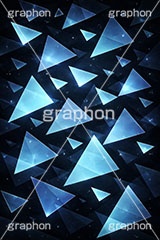 三角柄,三角模様,トライアングル,デジタル世界,電脳世界,マトリックス,コード,データ,サイバー,パソコン,入力,基盤,デジタル,イメージ,クール,かっこいい,欠片,破片,ガラス,cool,cyber,data,matrix,digital,IT,image,triangle,PC,AI生成素材