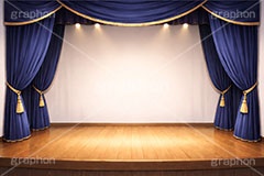 舞台幕,ステージ幕,舞台,ステージ,幕,カーテン,緞帳,暗幕,表彰,ライブ,ライヴ,ランキング,体育館,床,シアター,ホール,枠,背景,フレーム,照明,ライト,スポットライト,主役,イラスト,illustration,light,frame,hall,theater,live,curtain,stage