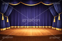 舞台幕,ステージ幕,舞台,ステージ,幕,カーテン,緞帳,暗幕,表彰,ライブ,ライヴ,ランキング,体育館,床,シアター,ホール,枠,背景,フレーム,照明,ライト,スポットライト,主役,イラスト,illustration,light,frame,hall,theater,live,curtain,stage