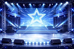 アイドルステージ,ライブステージ,アイドル,ステージ,推し,推し活,舞台,ライブ,ライヴ,コンサート,シアター,ホール,サイリウム,ペンライト,メンバーカラー,背景,照明,音楽,主役,ミュージック,ライト,スポットライト,イラスト,かわいい,カワイイ,可愛い,星,スター,star,illustration,light,hall,theater,live,stage,music,idol,cute,AI生成素材