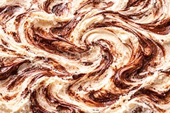 チョコレートミックス,チョコレート,チョコ,バニラアイス,アイスクリーム,バニラ,ソフトクリーム,アイス,クリーム,フレーバー,清凉,夏,涼,冷,スイーツ,デザート,おやつ,菓子,お菓子,冷菓子,甘い,カロリー,テクスチャー,テクスチャ,texture,sweet,summer,icecream,ice,chocolate,vanilla,AI生成素材