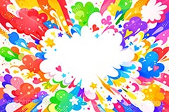 フキダシポップ,ふきだし,フキダシ,吹き出し,アメコミ,アメコミポップ,アメリカン,ポップ,カラフル,コミック,まんが,マンガ,漫画,ポップ柄,ポップ背景,星,勢い,弾ける,飛び出す,ドット,集中線,dot,comic,toon,star,POP,AI生成素材