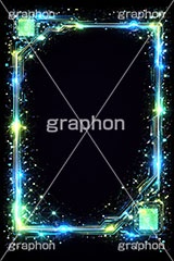 電子基板フレーム,電子基板,電子,基板,ノイズフレーム,ノイズ,グリッジノイズ,グリッヂノイズ,デジタル,電脳,ネオン,ネオン管,光,ライト,電飾,照明,発光,フレーム,icon,mark,neon,noise,frame,digital,AI生成素材